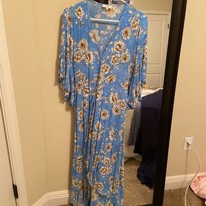 Floral Umgee Wrap Dress